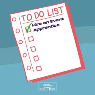 Has this been on your To Do List for a while? 📝

If you are in the UK, your next great event team member could be hired through the Events Assistant Apprenticeship Programme. 

The UK government programme provides 95-100% of the funding for the training. 

Get in touch today to find out more.

#eventprofs #futureleaders #apprenticeships #eventapprentice #learninganddevelopment @access.industry